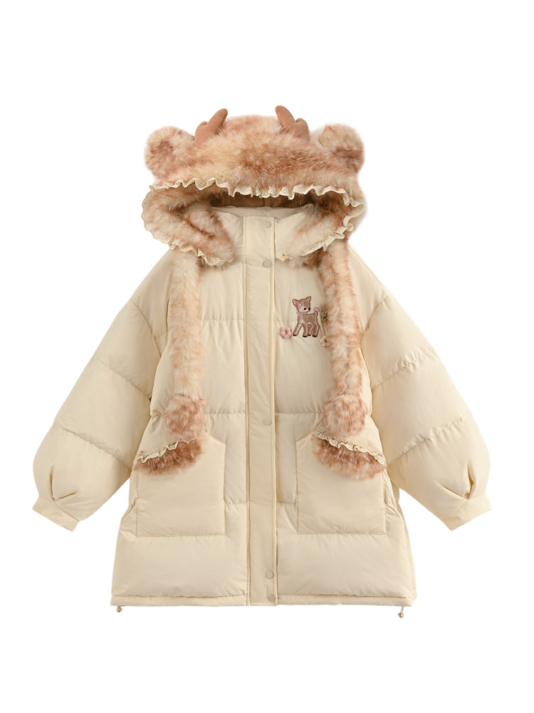 Dear Bambi Earflap Puff Parka-ntbhshop