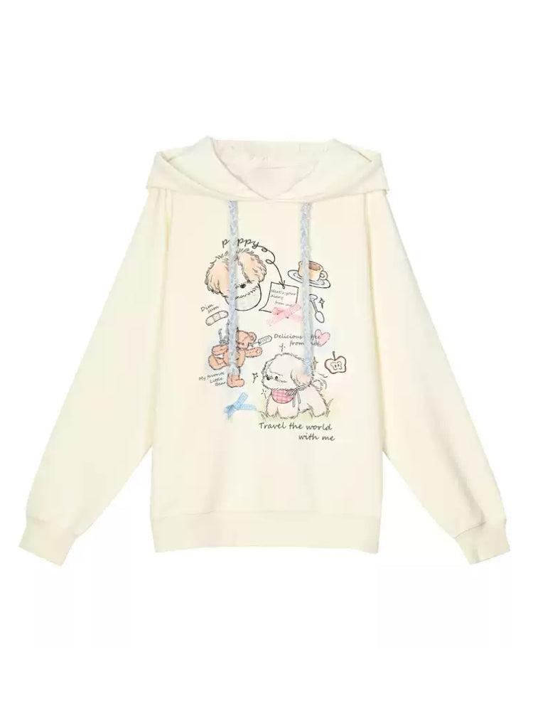 Honey Pup Sketch Sweatshirt & Hoodie-ntbhshop