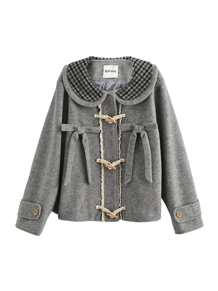 Moonlit Scholar Doll Wool Jacket-ntbhshop