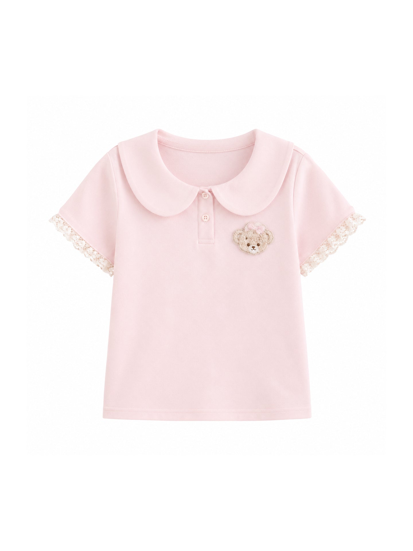 Bakery Bear Doll Collar Tops-Tops-ntbhshop