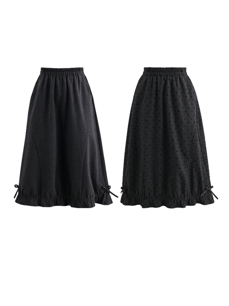 Quiet Garden Polka Bud Skirts-ntbhshop