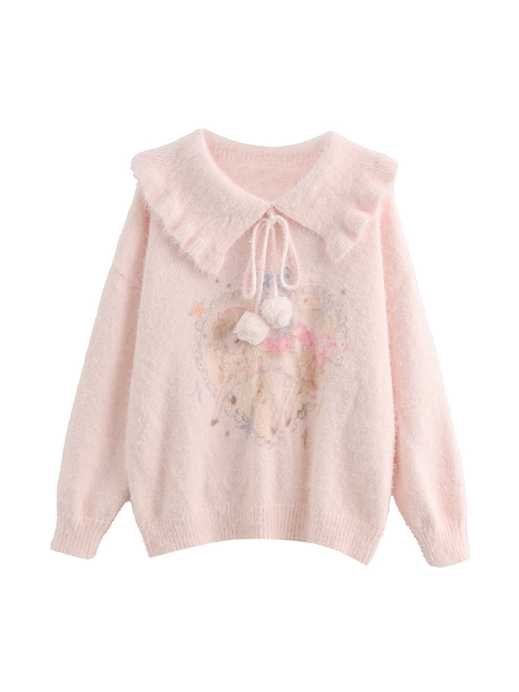 Blush Unicorn Dream Knit Sweater-ntbhshop