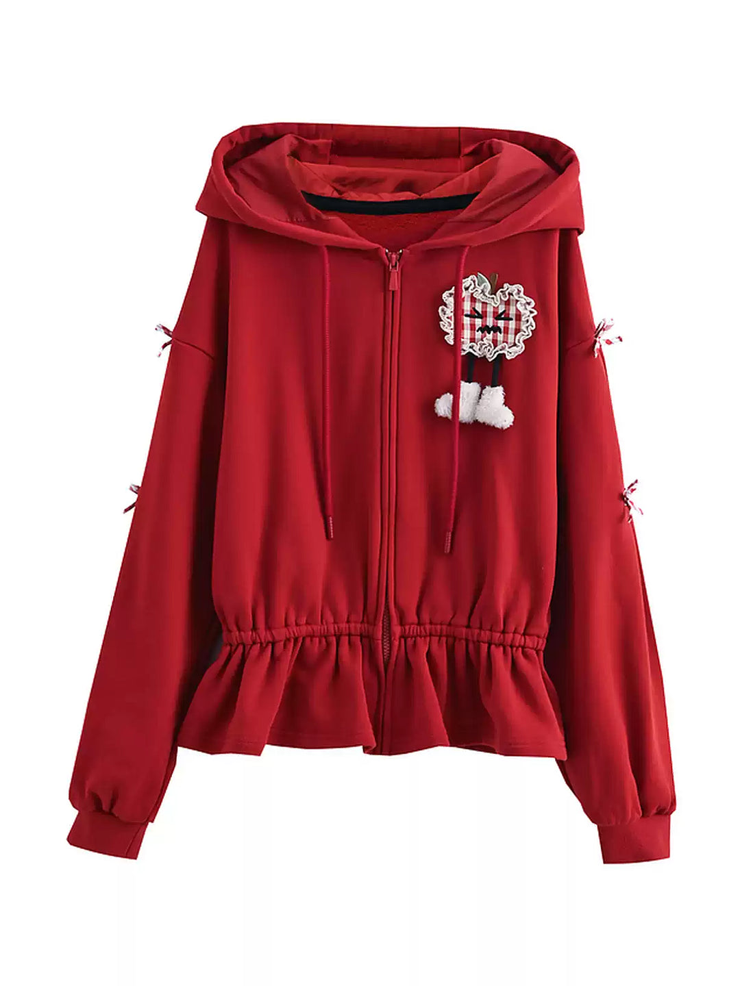 Ruby Bloom Ribbon Crop Jacket-Outerwear-ntbhshop