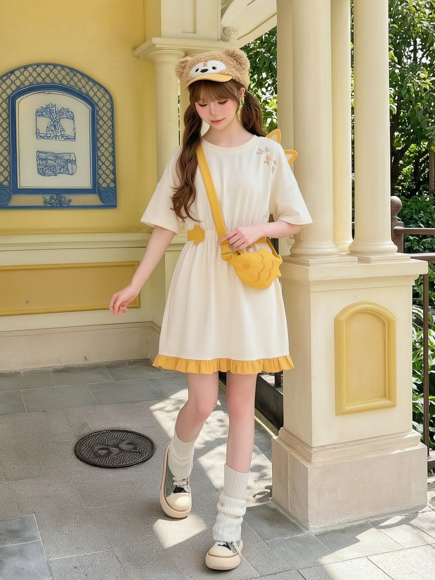 Kitty Butter Dress & Bag-Dresses-ntbhshop
