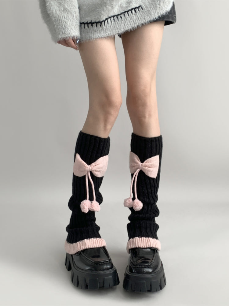 Pink Puff Parade Leg Warmers-ntbhshop