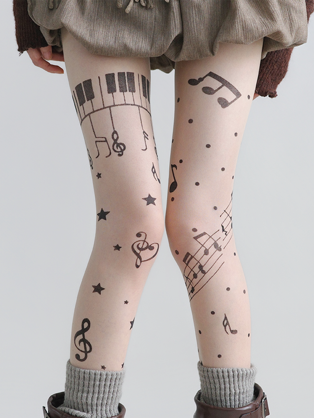 Piano Garden Lolita Sheer Tights-ntbhshop