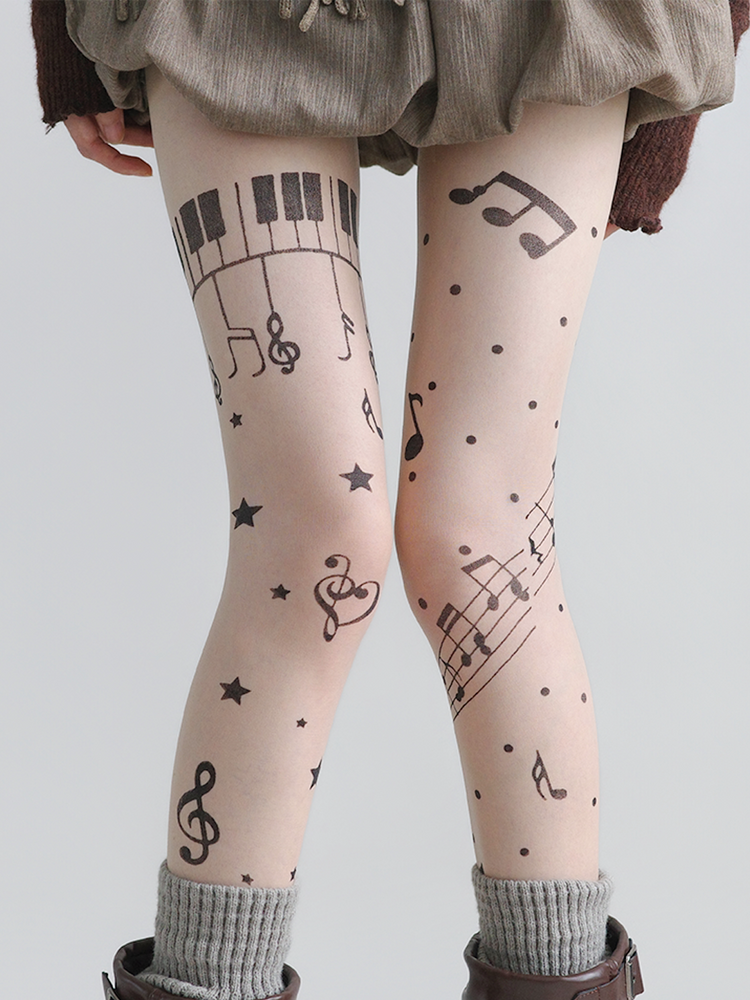 Piano Garden Lolita Sheer Tights-ntbhshop
