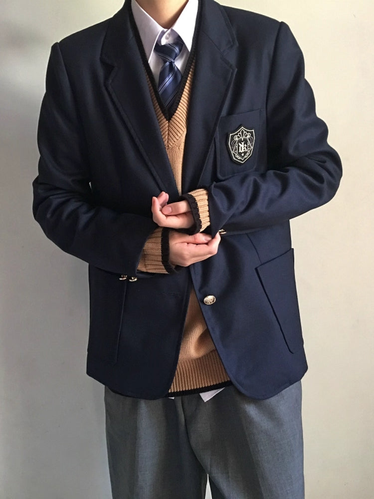 Haru JK DK Uniform Knit Sweaters-ntbhshop