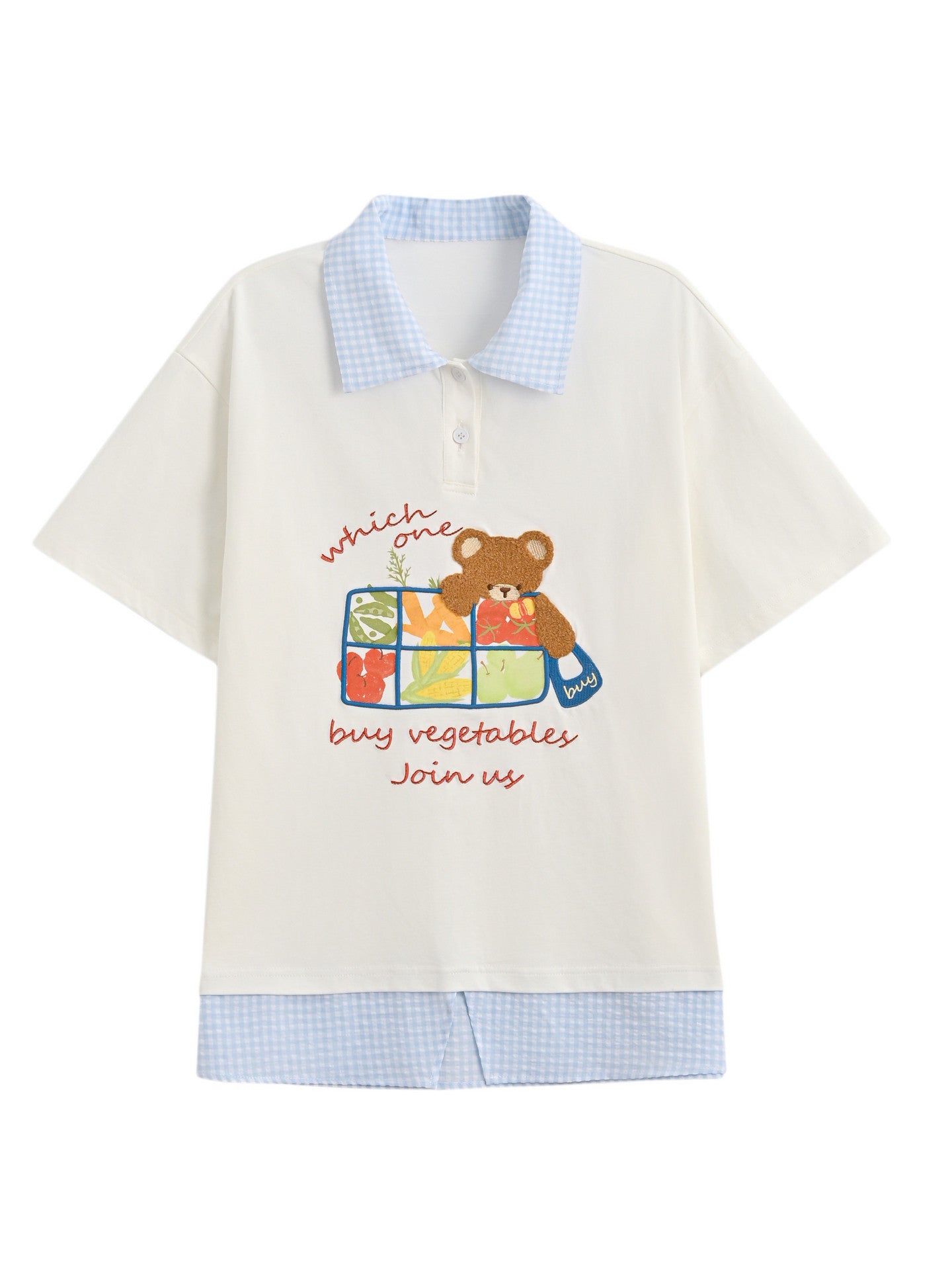 Market Bear Polo Top-Tops-ntbhshop
