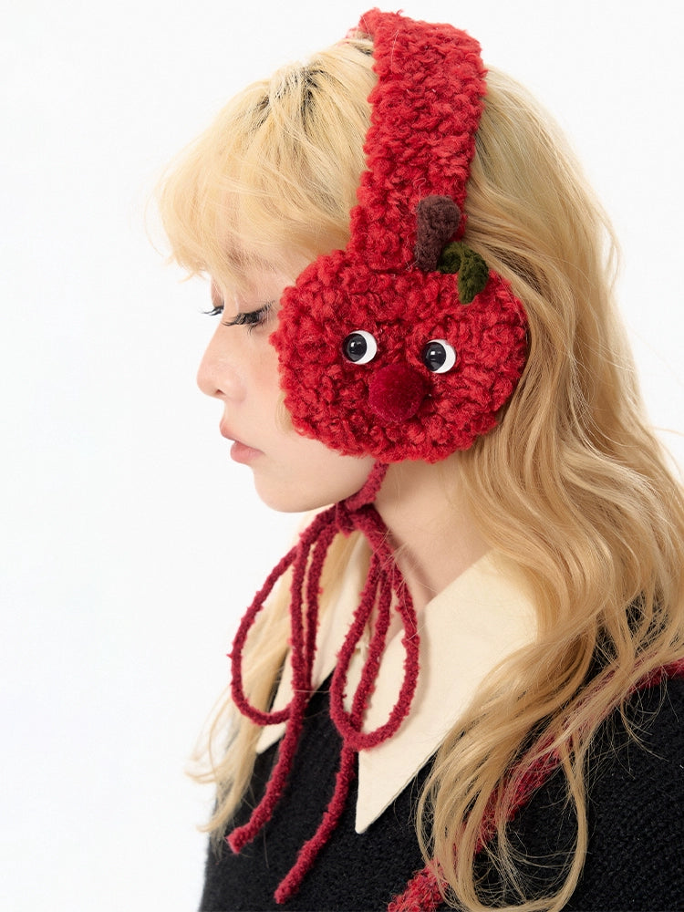 Red Apple Cloud Earmuffs-ntbhshop