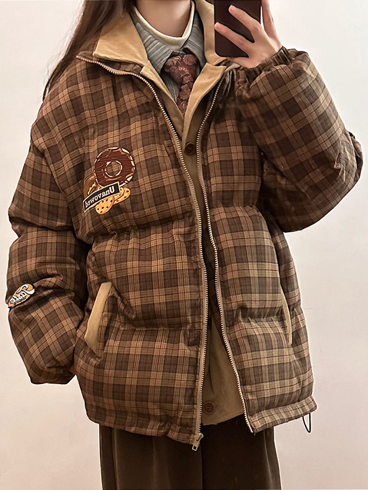 Bakery Plaid Bread Jackets-ntbhshop