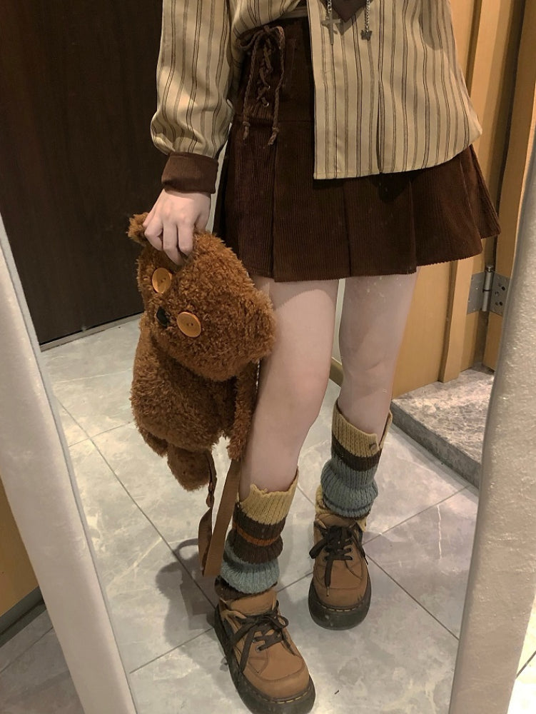 Autumn Confession Pleated Skirts-ntbhshop