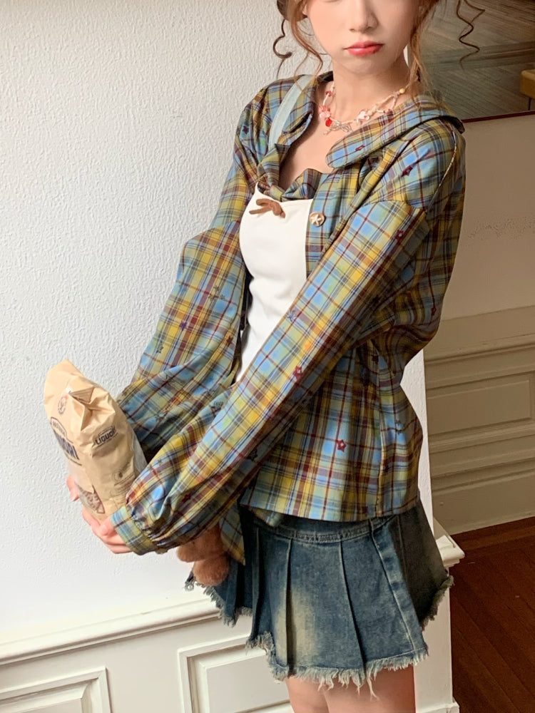 Starry Bear Academy Cami, Shirt & Skirt-ntbhshop