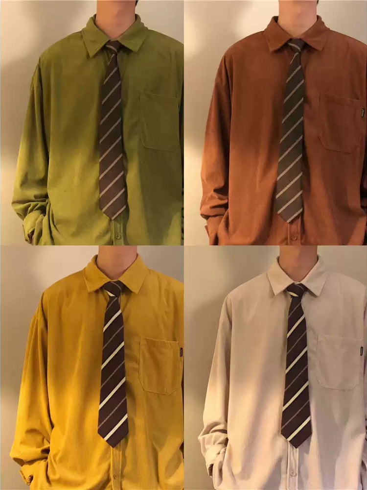 Autumn Archive Unisex Corduroy Shirts-ntbhshop