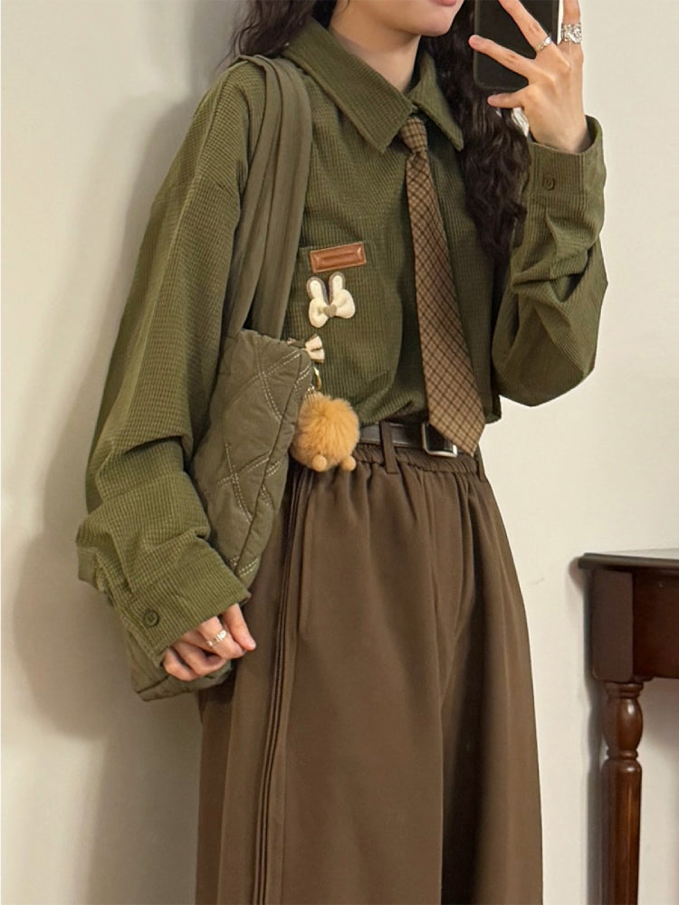 Moss Maze Whimsy Waffle Shirts-ntbhshop