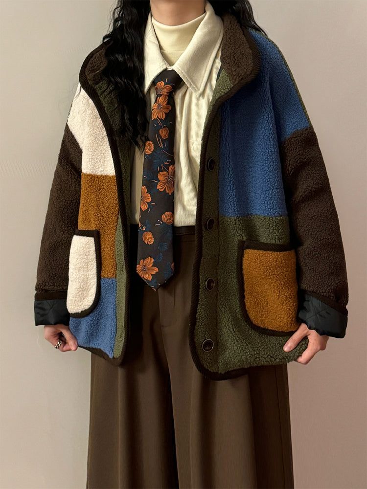 Hearthside Colorblock Fleece Jacket-Outerwear-ntbhshop