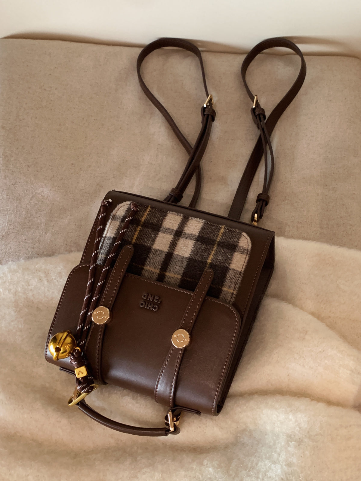 Christmas Plaid Mini Backpacks-ntbhshop