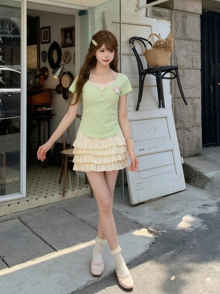 Matcha Berry Henley Top-Tops-ntbhshop