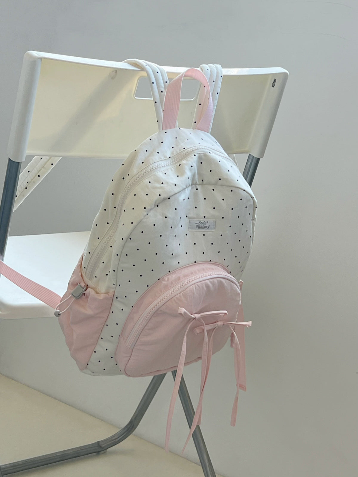 Polka Bow Toast Backpacks-Accessories-ntbhshop