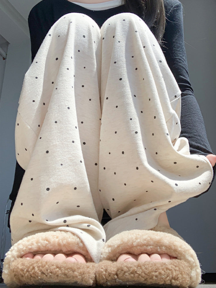 Milky Dot Cloud Lounge Pants-ntbhshop