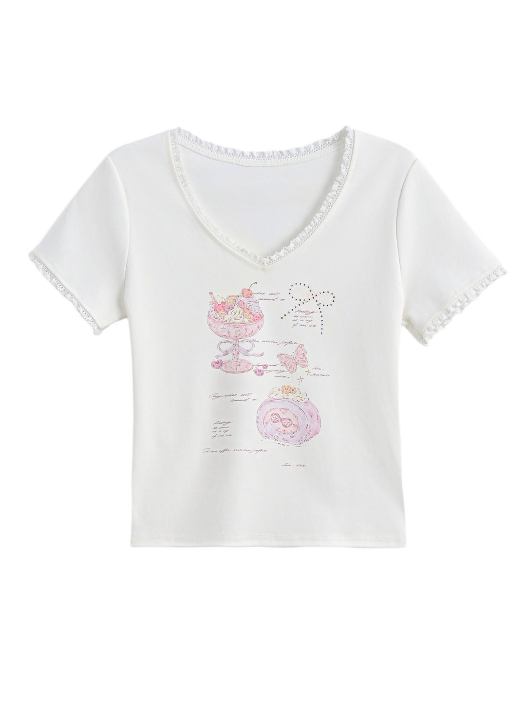 Berry Parfait Baby Tee-Tops-ntbhshop
