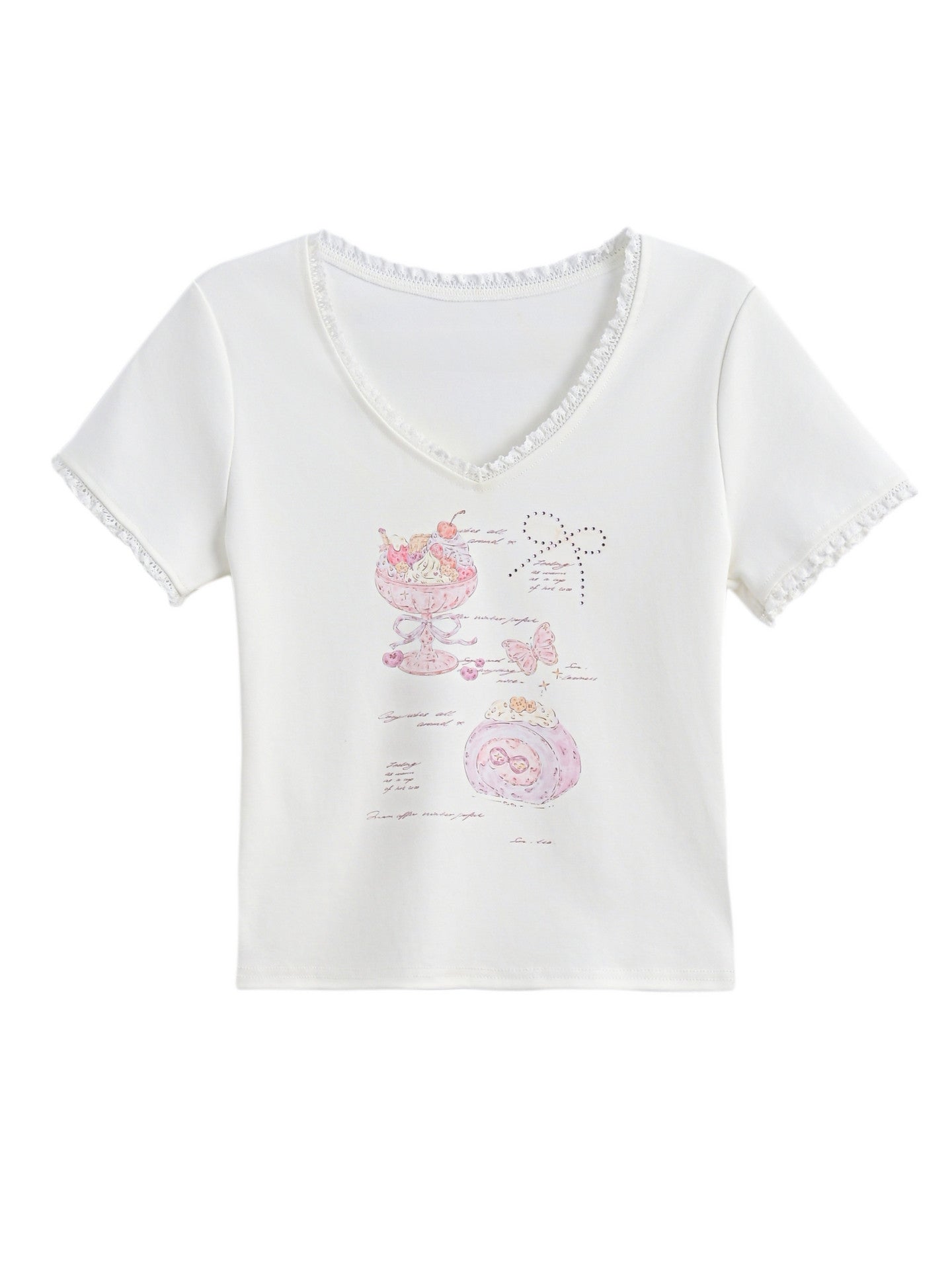 Berry Parfait Baby Tee-Tops-ntbhshop