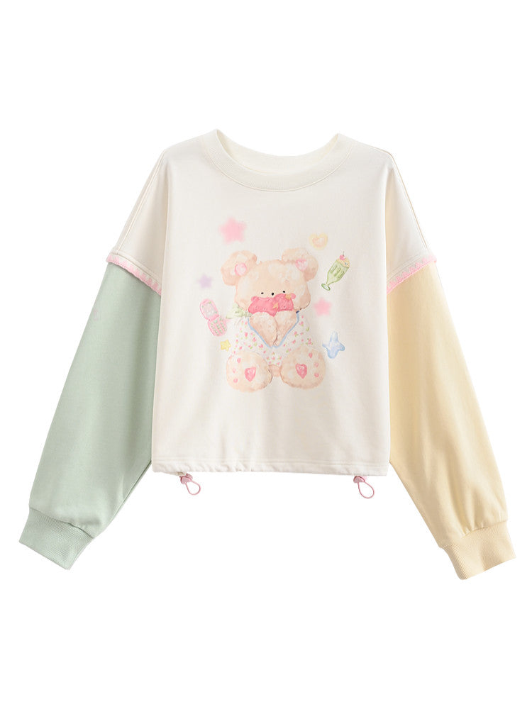 Berry Teddy Sweatshirt, Hoodie & Sweatpants-Sets-ntbhshop