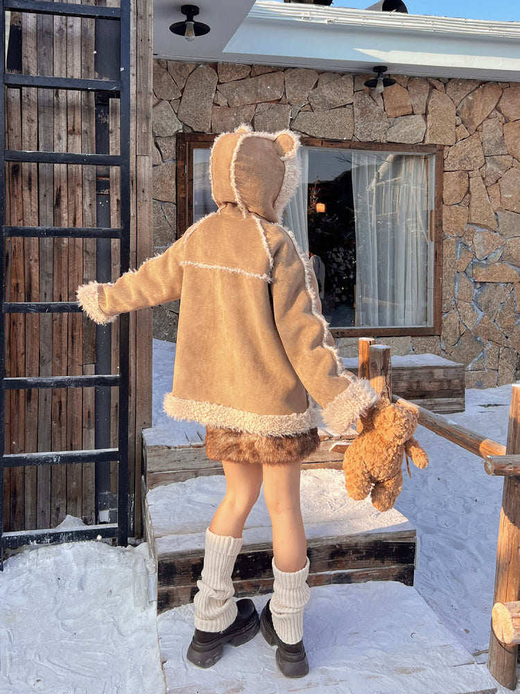 Cuddle Bear Reversible Suede Jacket-ntbhshop