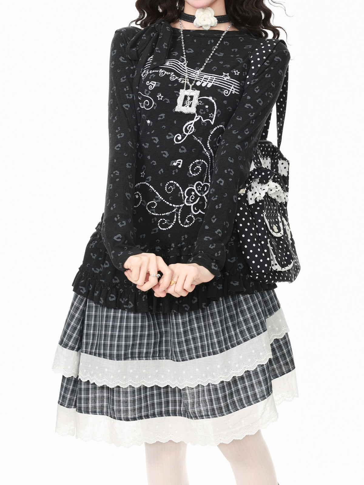 Whimsy Melody Ruffle Tops-Tops-ntbhshop