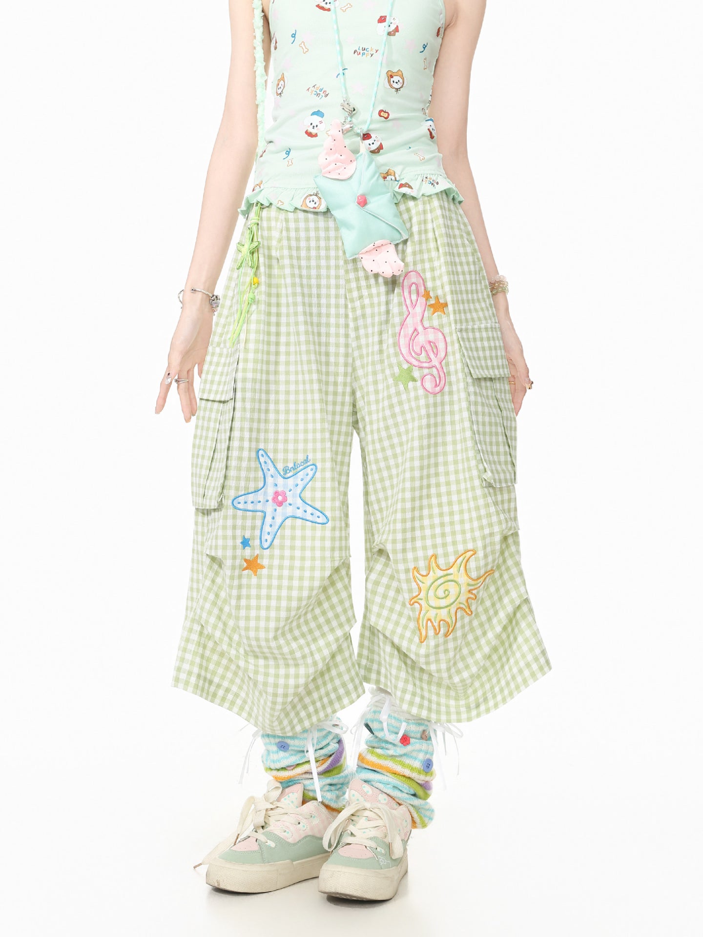 Whimsy Melody Capri Pants-Bottoms-ntbhshop