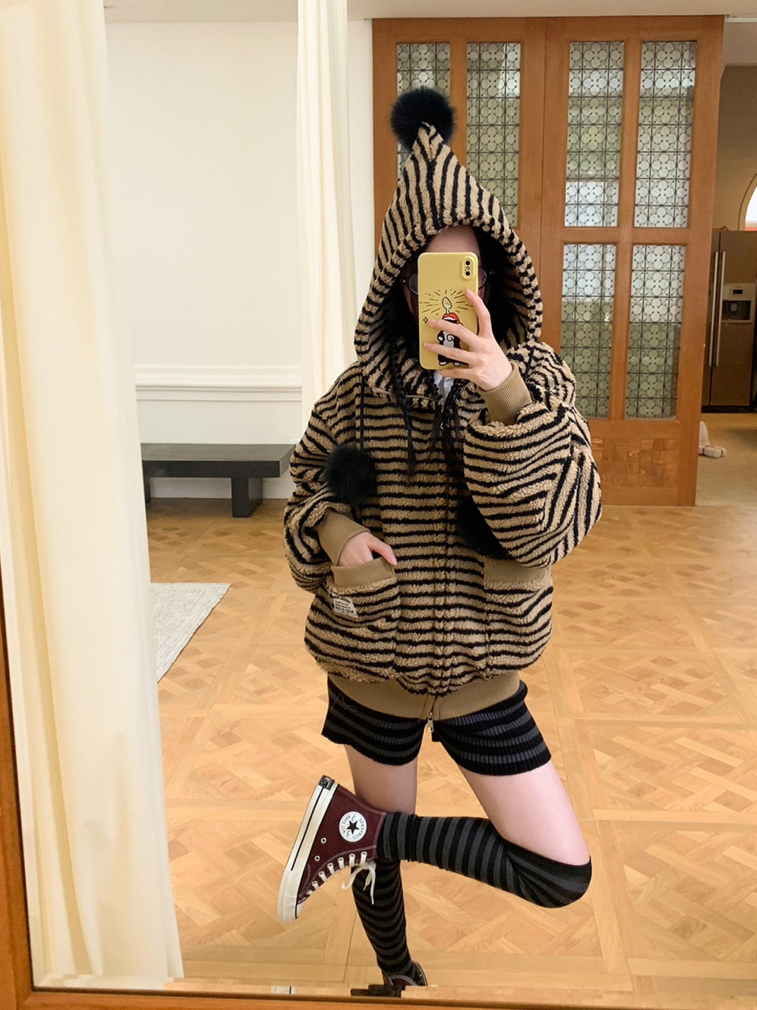 Staircase Evening Star Fleece Jackets-Outerwear-ntbhshop