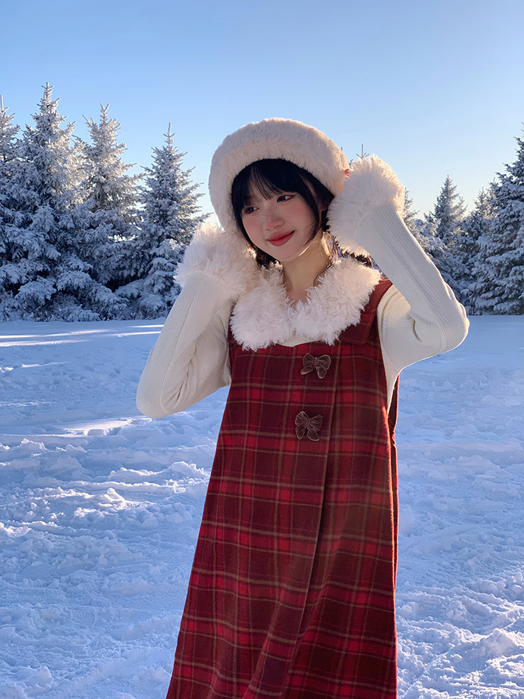 Frosty Fluff Cloud Collar Knit Top-ntbhshop