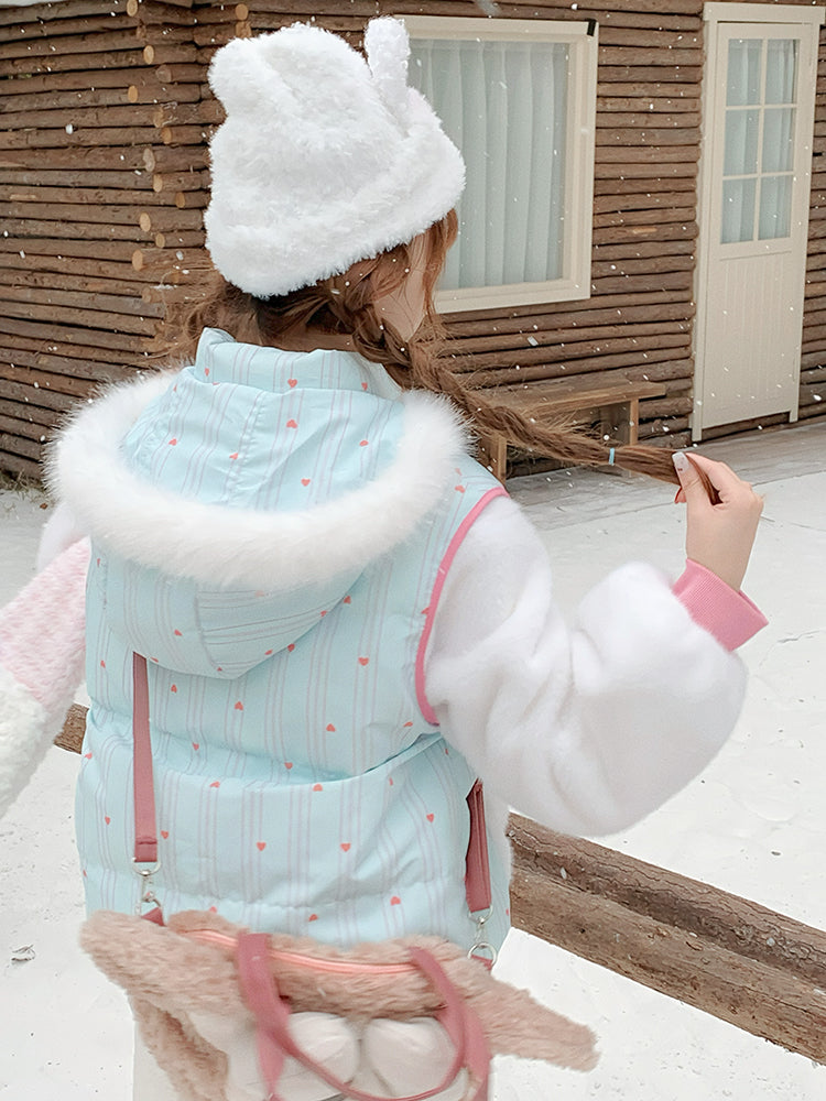 Bunny Parfait Dopamine Puff Jacket-Outerwear-ntbhshop
