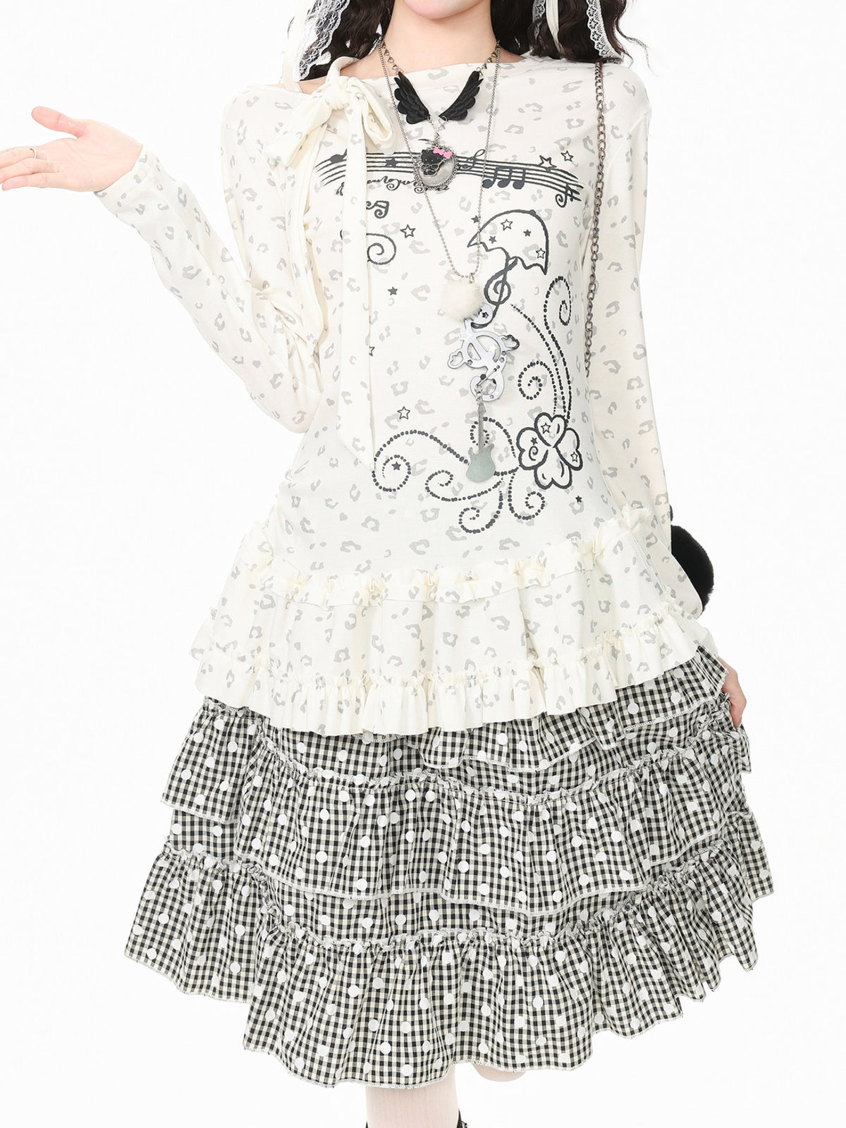 Whimsy Melody Ruffle Tops-Tops-ntbhshop