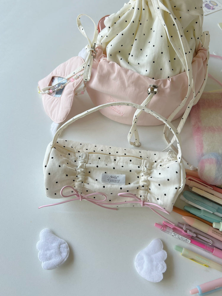 Ribbon Gather Pencil Pouches-Accessories-ntbhshop