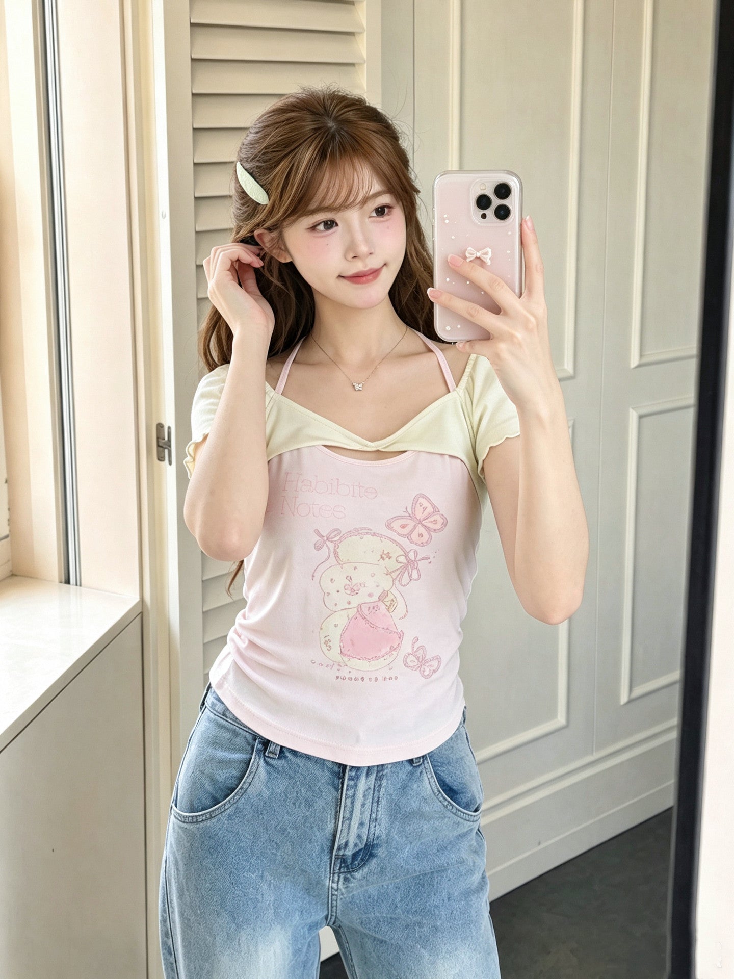 Frostbite Notes Halter Top-Tops-ntbhshop
