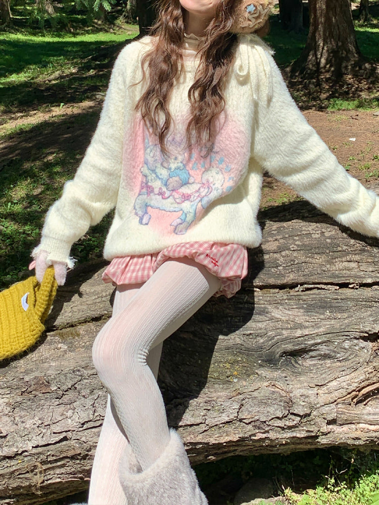 Whimsy Pony Knit Sweater-ntbhshop