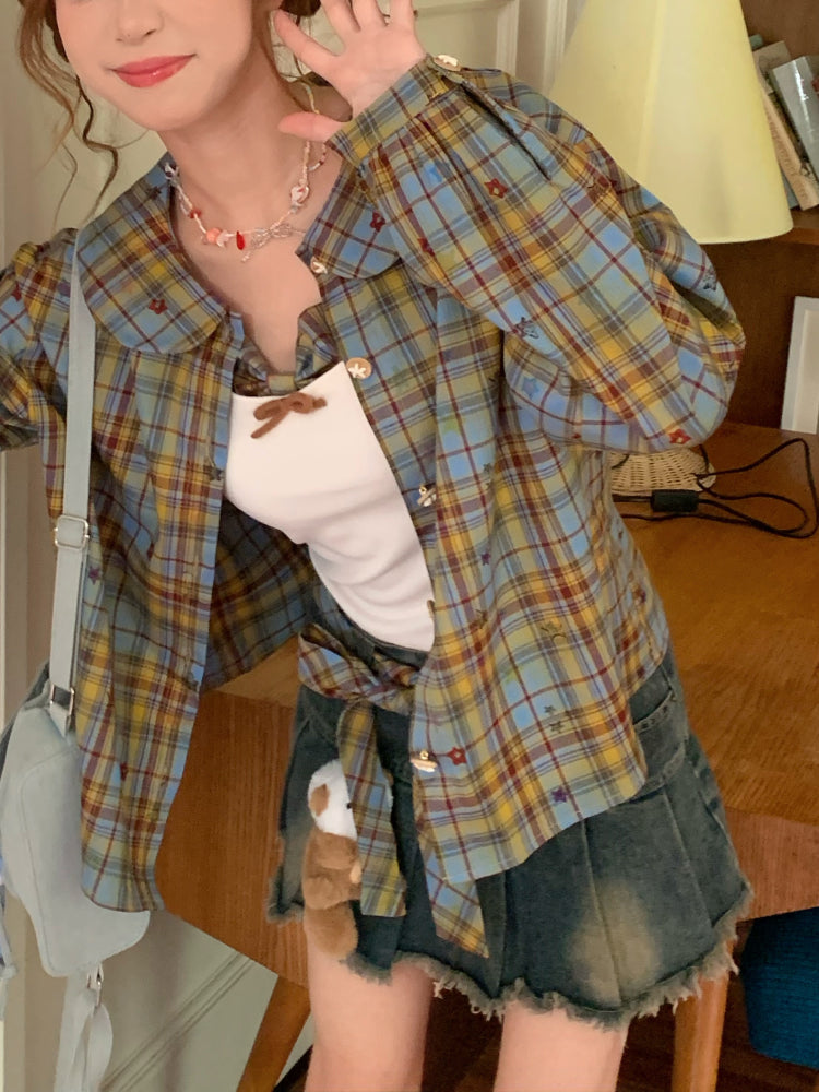 Starry Bear Academy Cami, Shirt & Skirt-ntbhshop