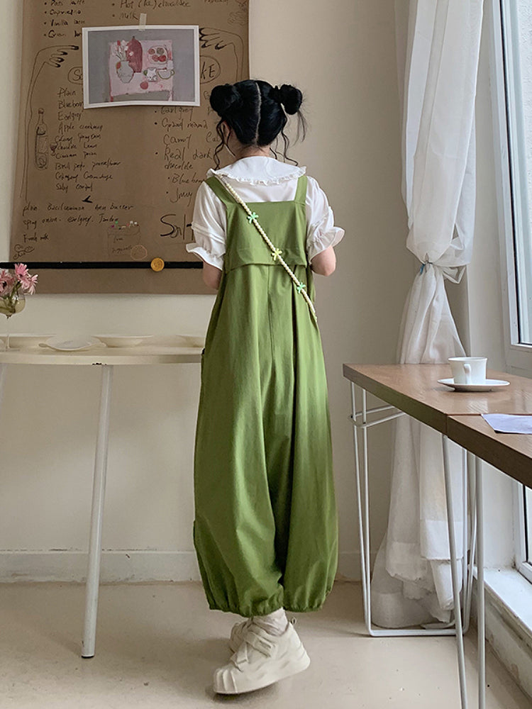 Fruit Pop Puffy Bib Pants-ntbhshop