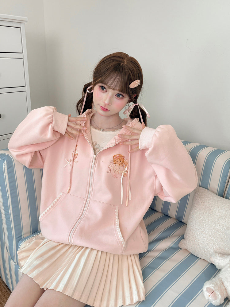 Birthday Kitty Ear Jacket-Outerwear-ntbhshop