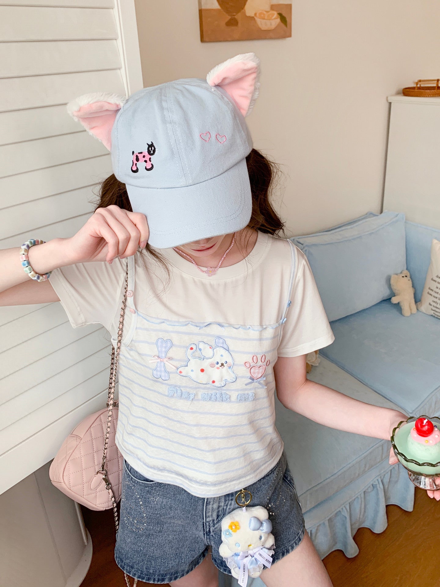 Puppy Milk Crop Top-Tops-ntbhshop