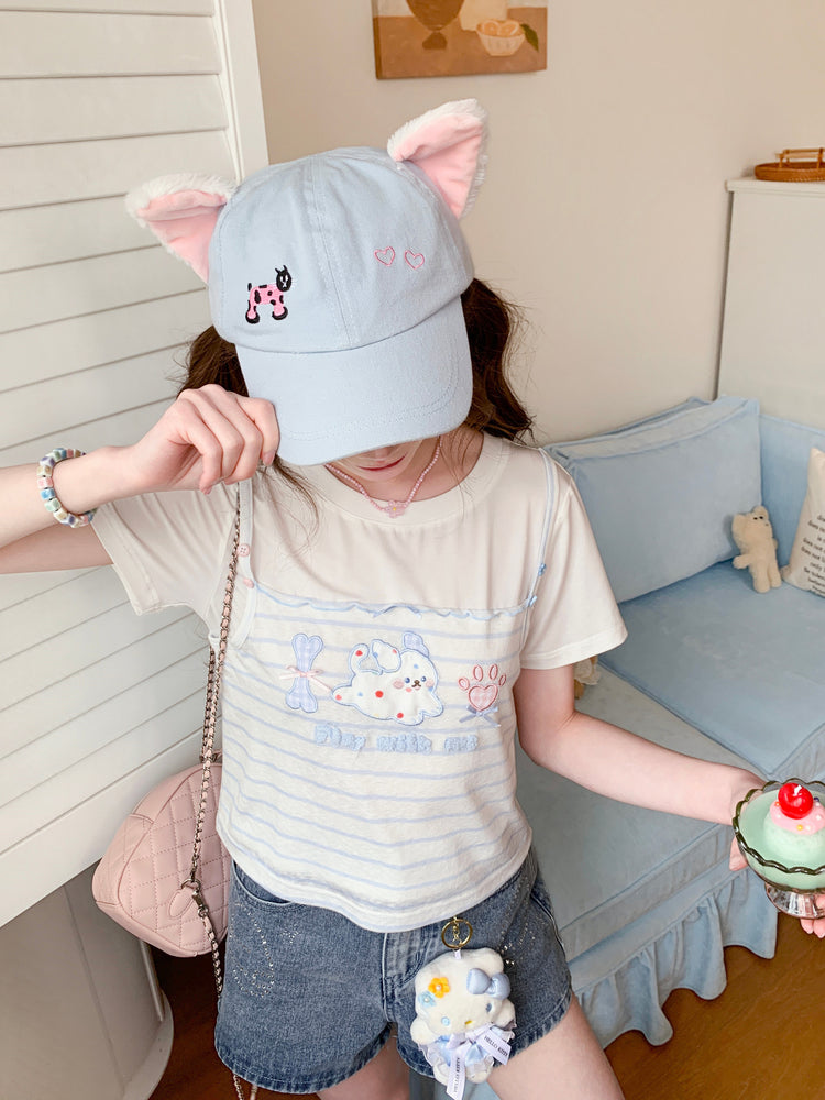 Puppy Milk Crop Top-Tops-ntbhshop