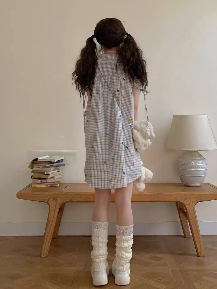 Confetti Pony Gingham Dress-Dresses-ntbhshop