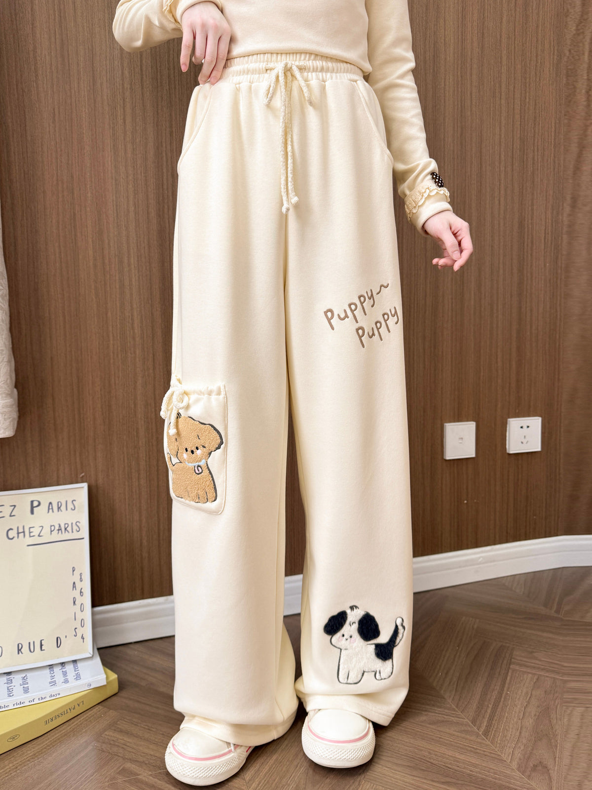 Puppy Parade Lounge Pants-Bottoms-ntbhshop