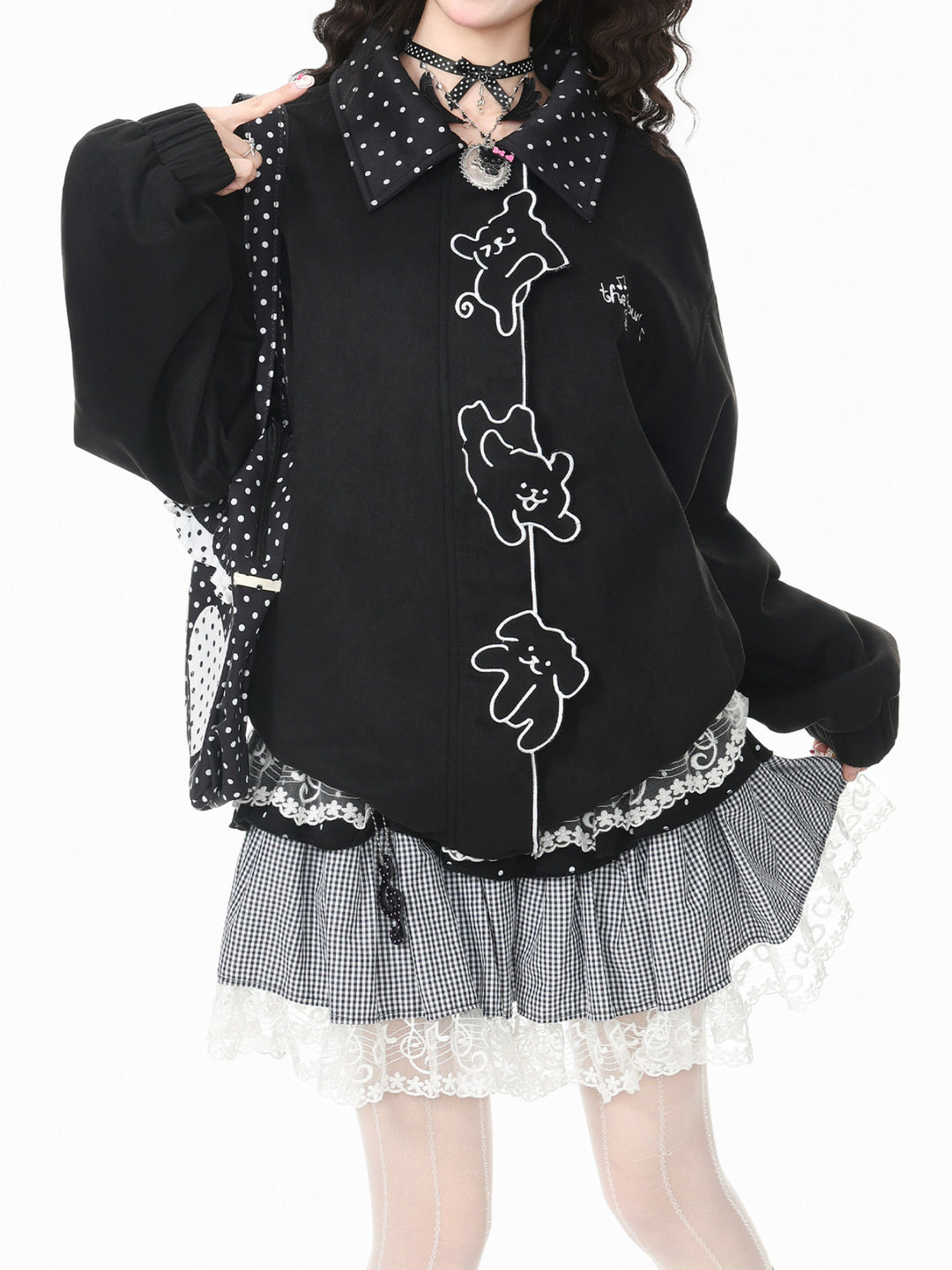 Goofy Pup Suede Jackets-Outerwear-ntbhshop
