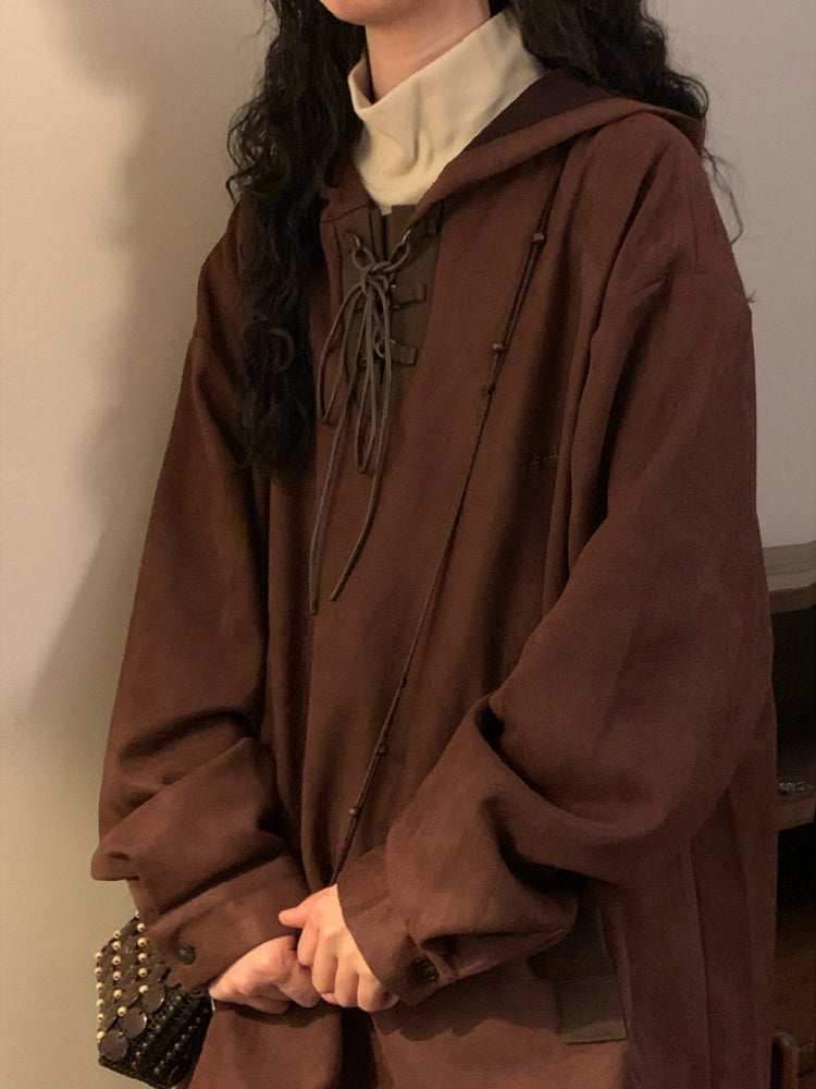 Coffee Wanderer Suede Unisex Hoodie-ntbhshop