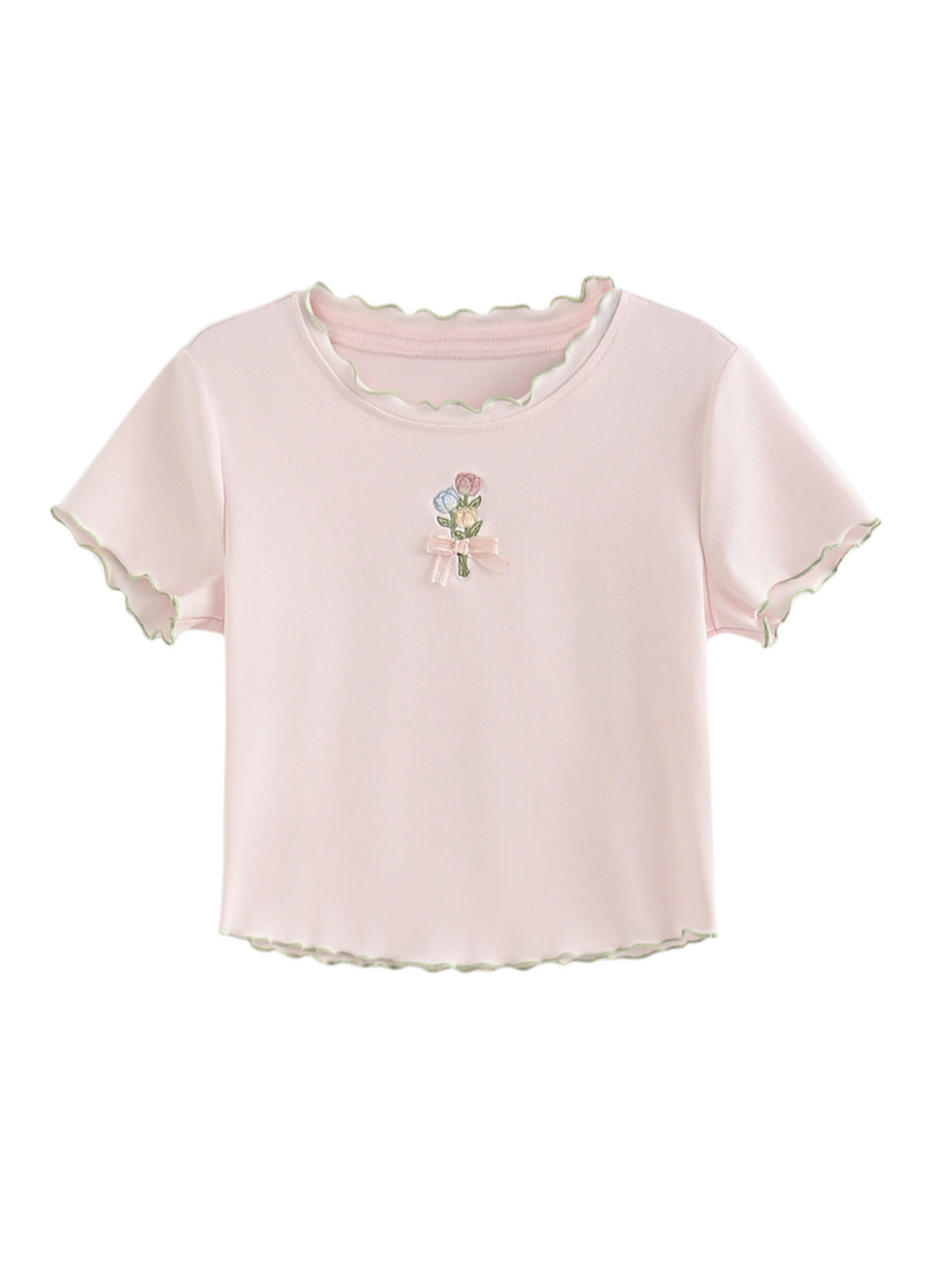 Tulip Bloom Crop Tops-Tops-ntbhshop