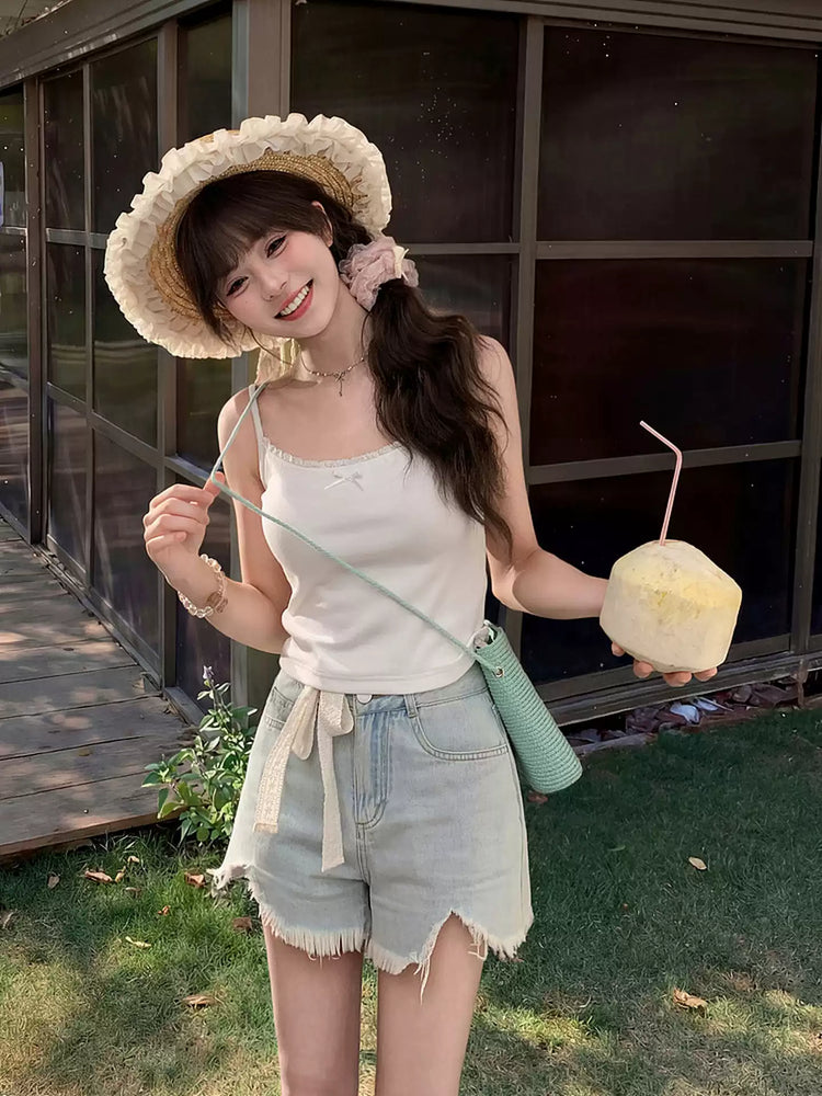 Milk Break Rib Cami-Tops-ntbhshop