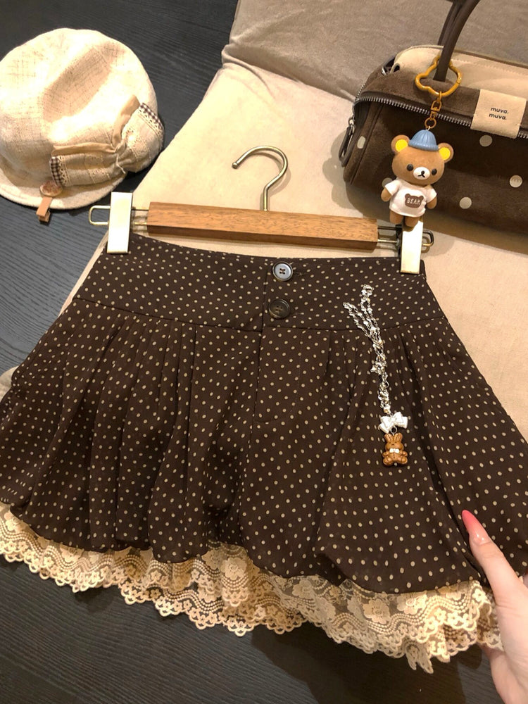 Brownie Bear Bubble Skort-Bottoms-ntbhshop