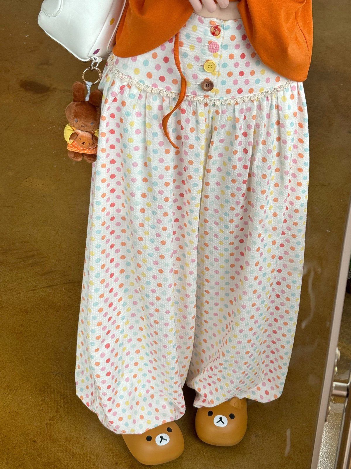 Confetti Dot Bubble Pants-Bottoms-ntbhshop